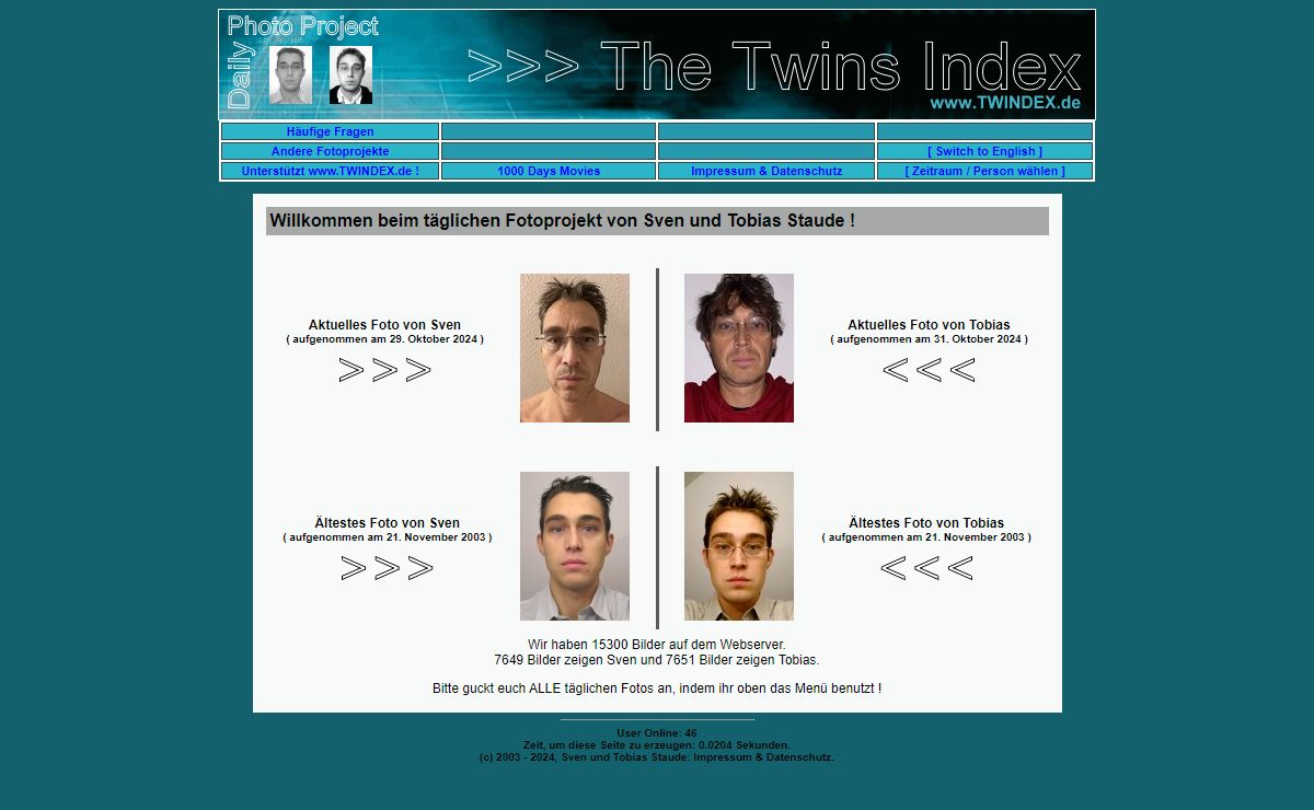 Daily Photo Project - The Twins Index - www.TWINDEX.de