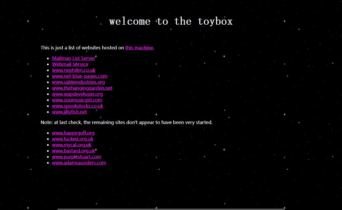 Welcome to the Toybox
