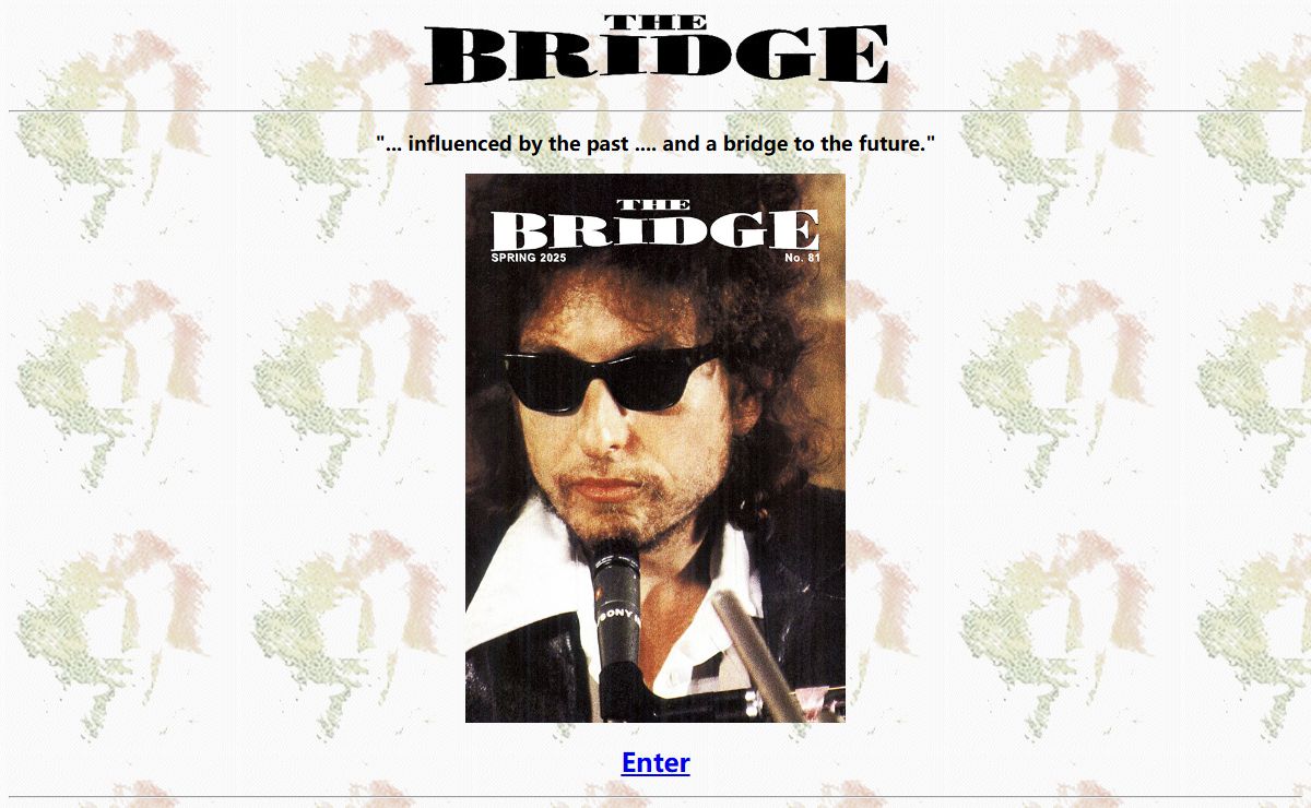The Bridge Magazine - Bob Dylan