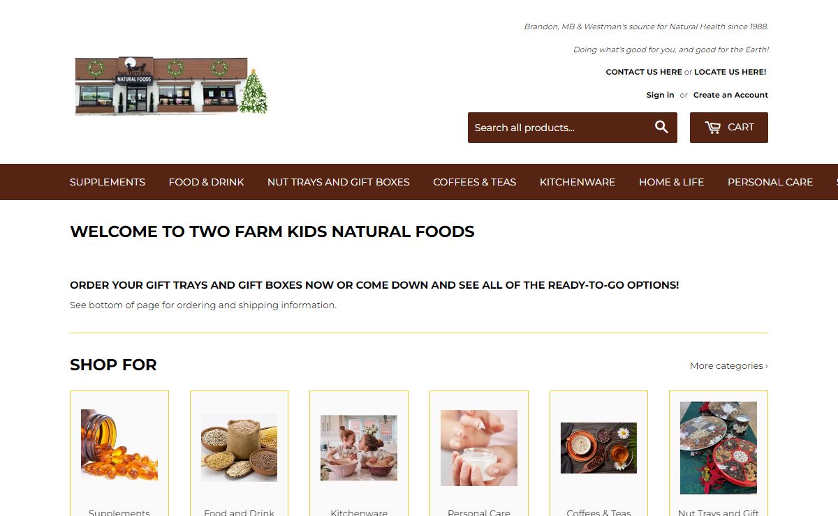 Doing what's good for you and good for the Earth! – two farm kids Natural Foods