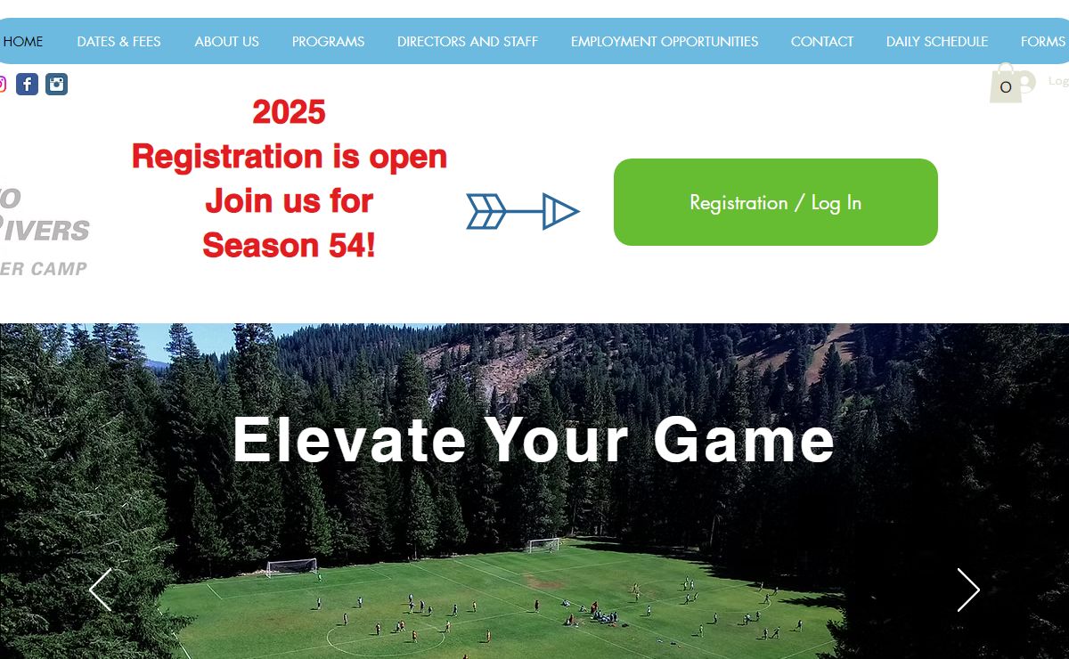 Two Rivers Soccer Camp - Best Overnight Summer Soccer Camp in California
