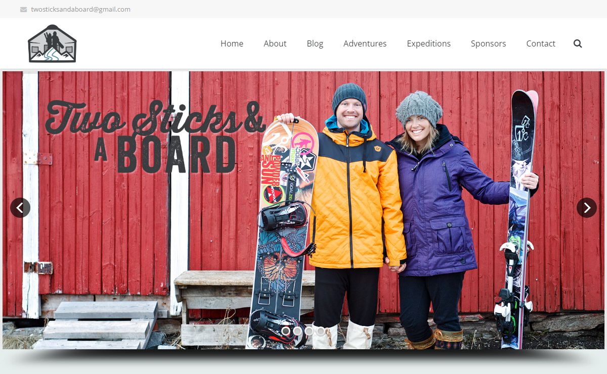 Home - Two Sticks and a Board