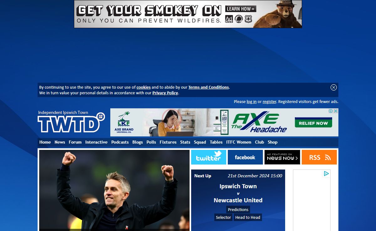 The latest news and views on Ipswich Town | TWTD.co.uk