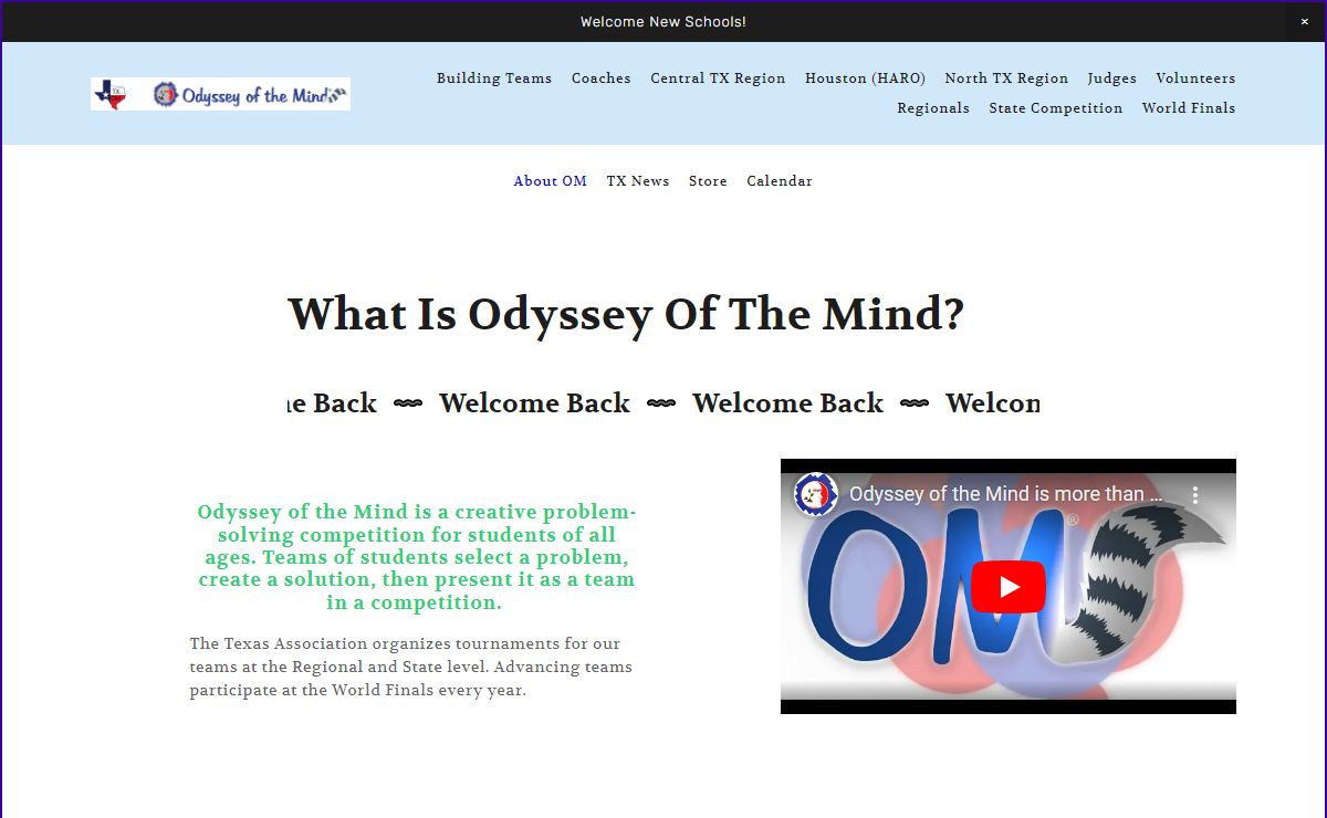 Odyssey of the Mind - Texas