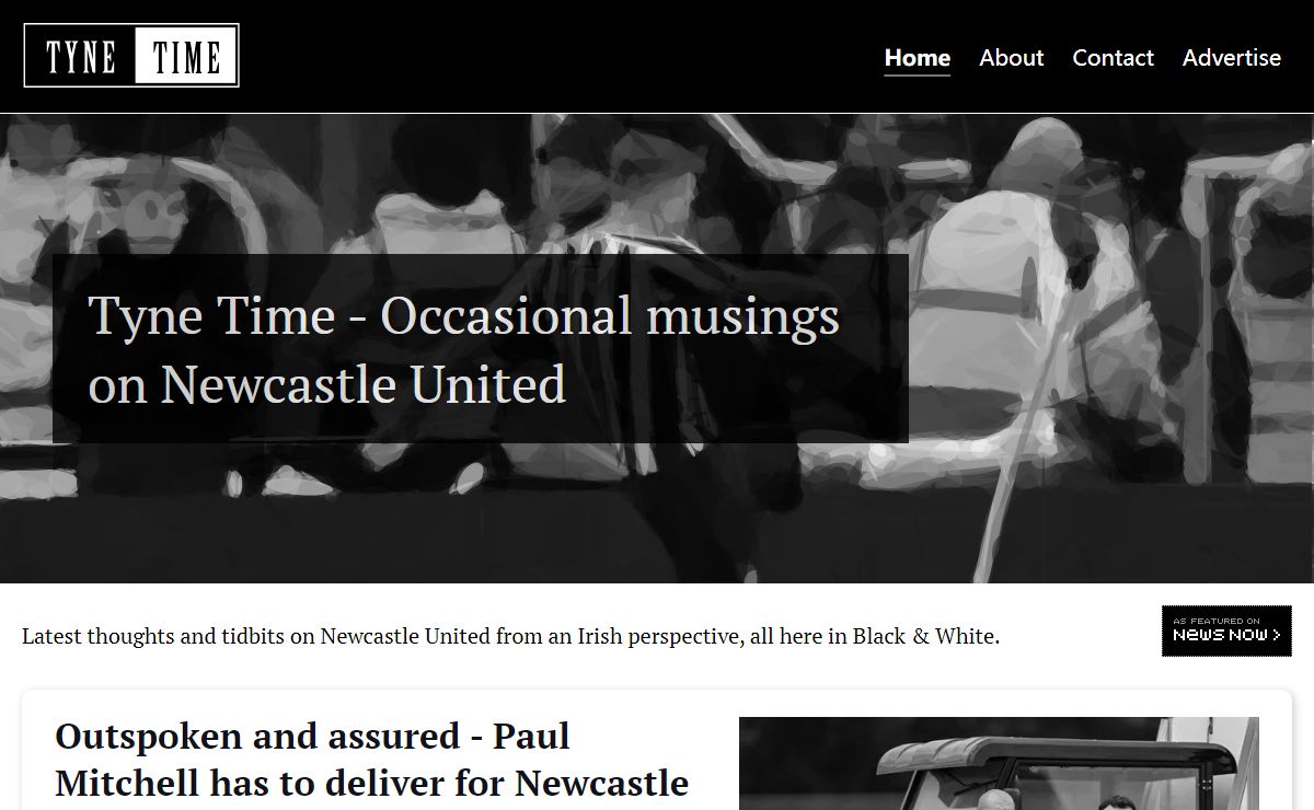 Tyne Time — Newcastle United blog with news and opinion on matters at St. James' Park