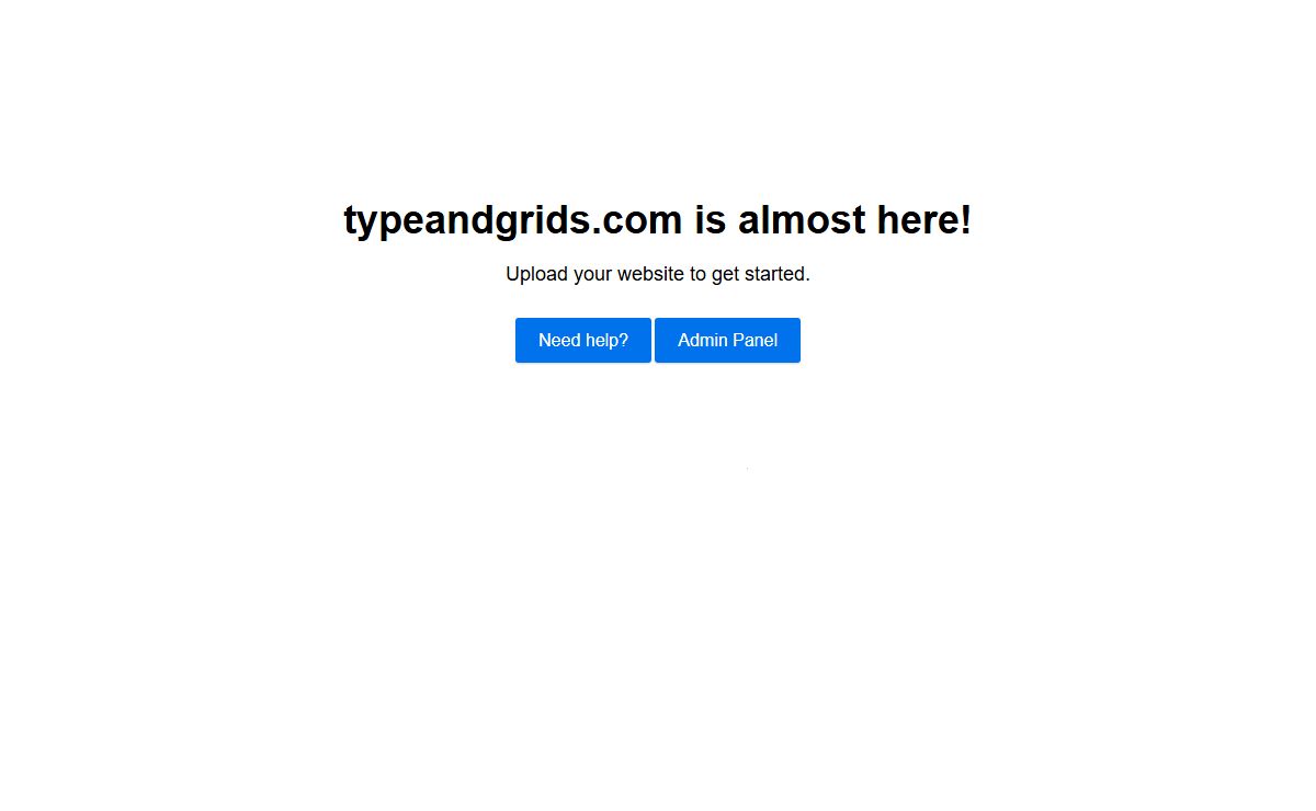 typeandgrids.com is almost here!