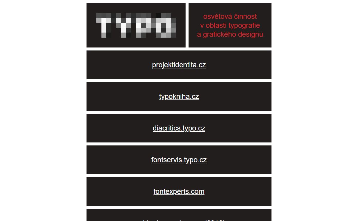 Typo.cz | typografie a grafický design