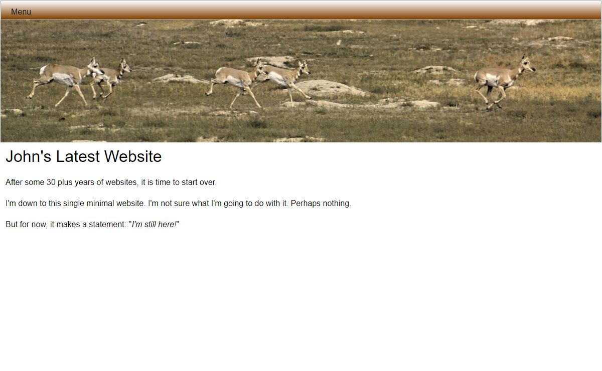 John Tyrrell's Latest Site