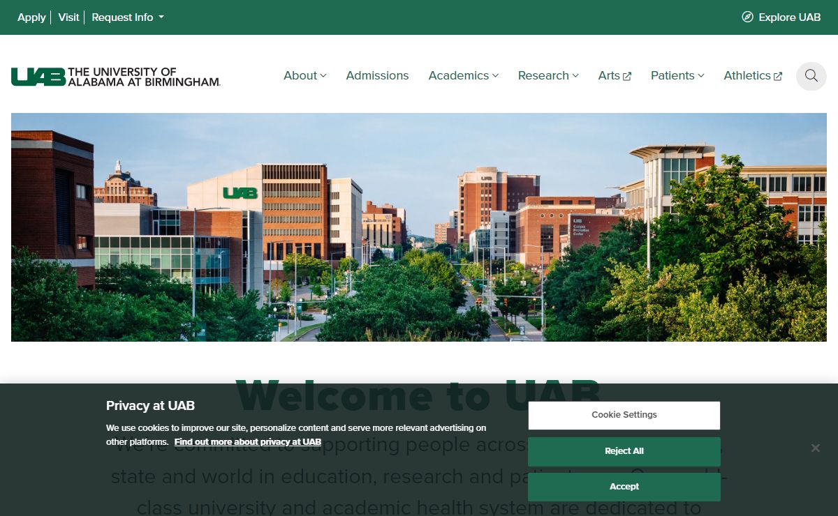 Home - The University of Alabama at Birmingham