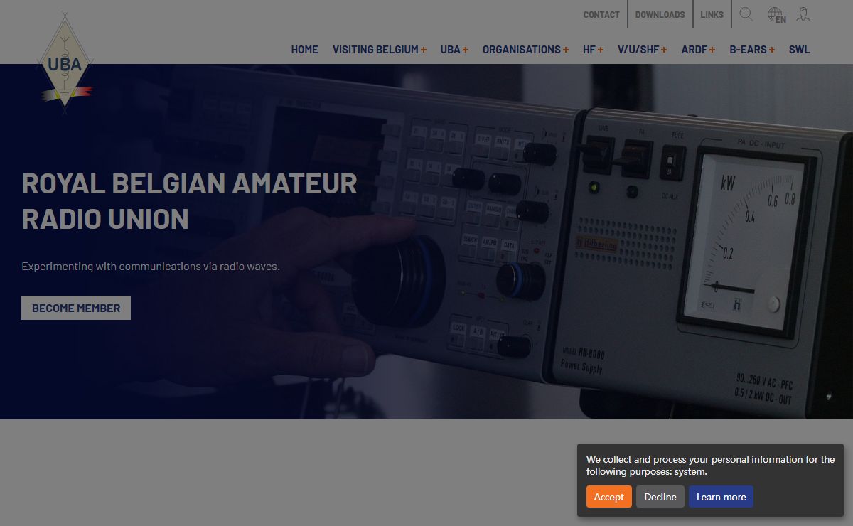 Royal Belgian Amateur Radio Union | UBA
