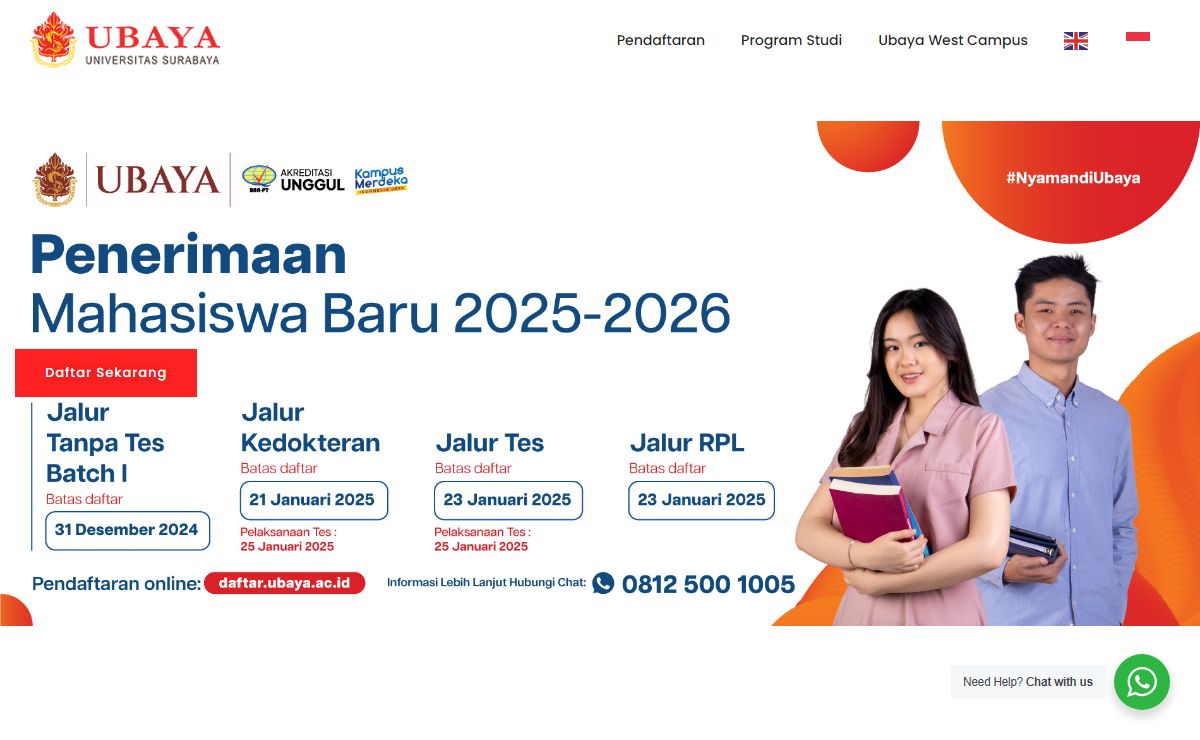 - Universitas Surabaya (UBAYA)