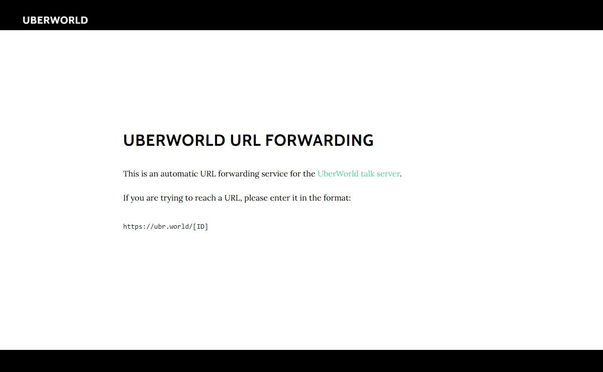 UberWorld - Link Forwarding