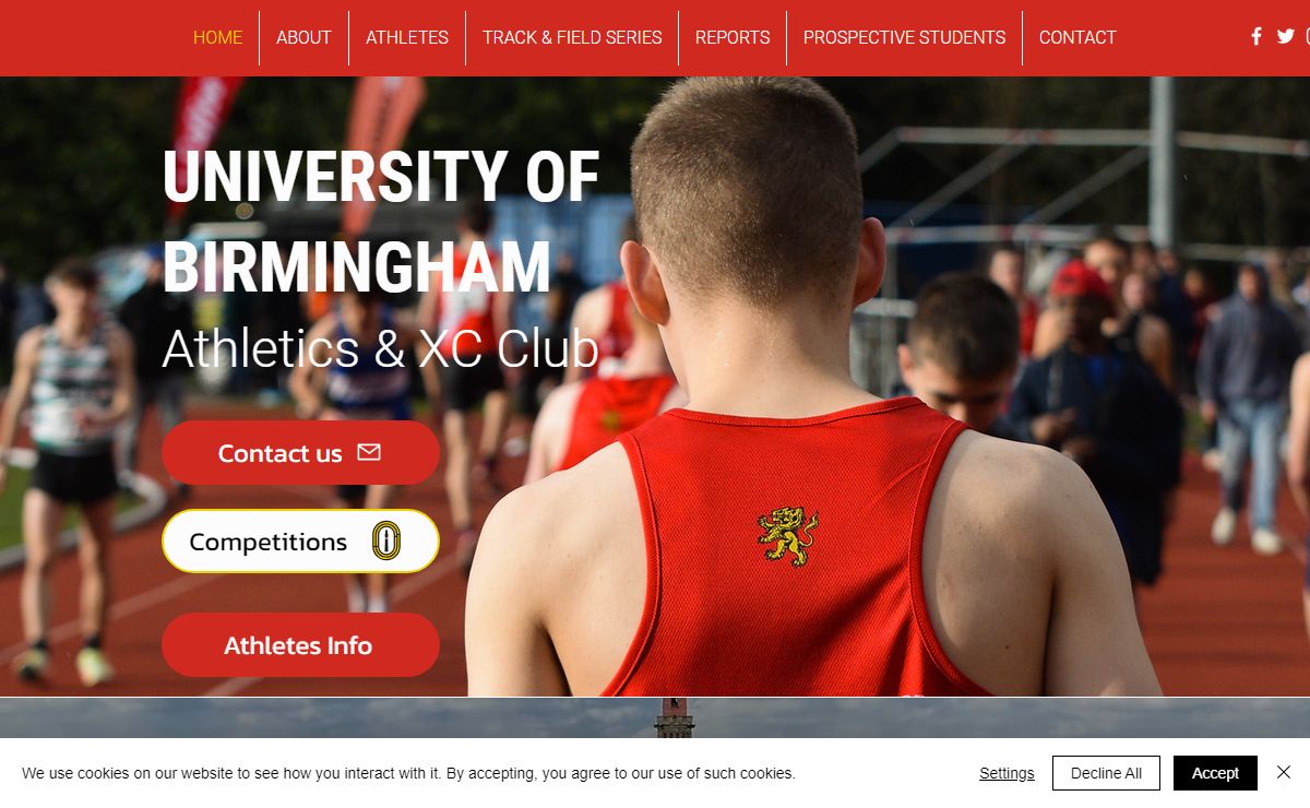 HOME | University of Birmingham Athletics Club