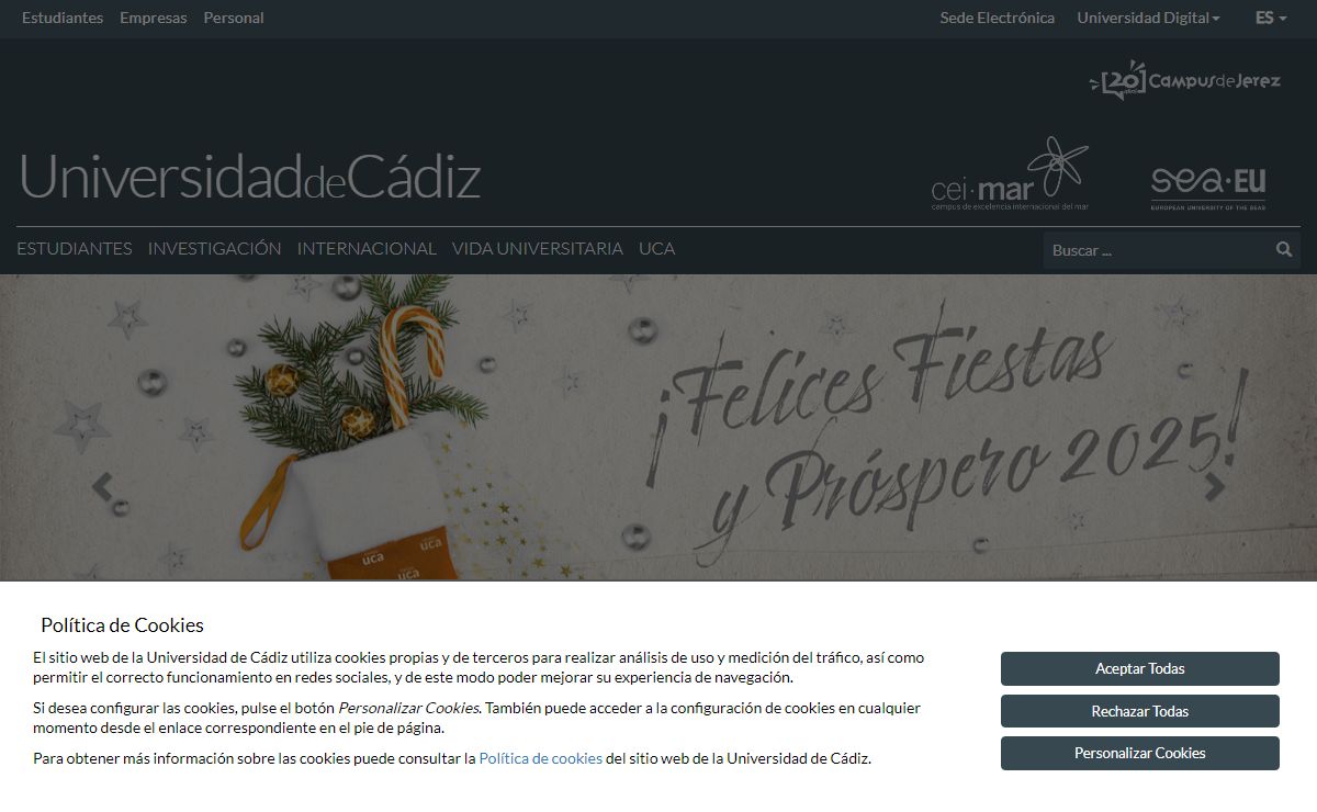 Portal UCA – Portal principal de la Universidad de Cádiz