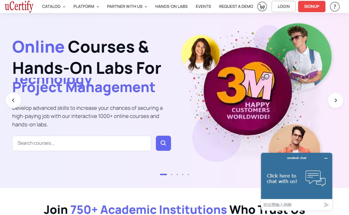 Join Online Computer Courses & Hands-On Labs | uCertify