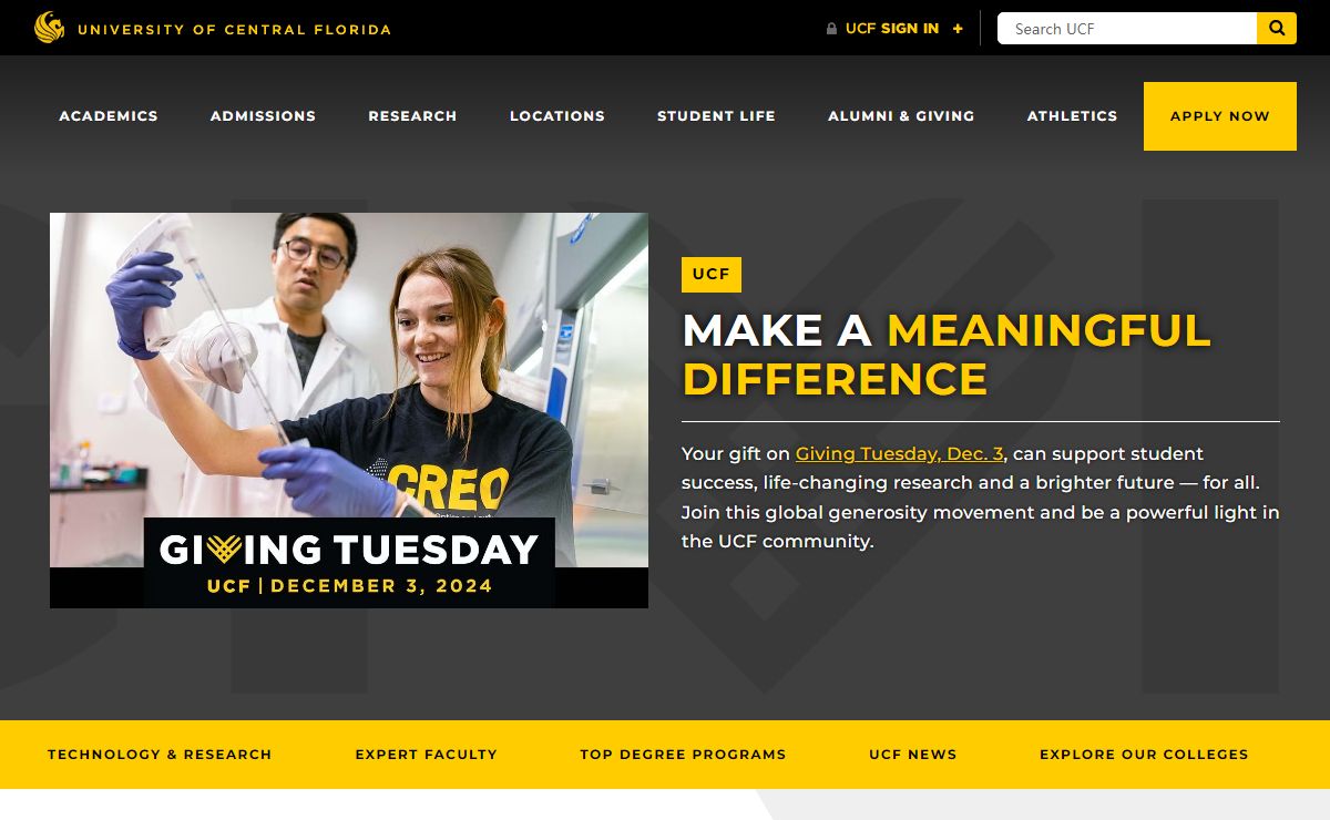 University of Central Florida | A University for the Future