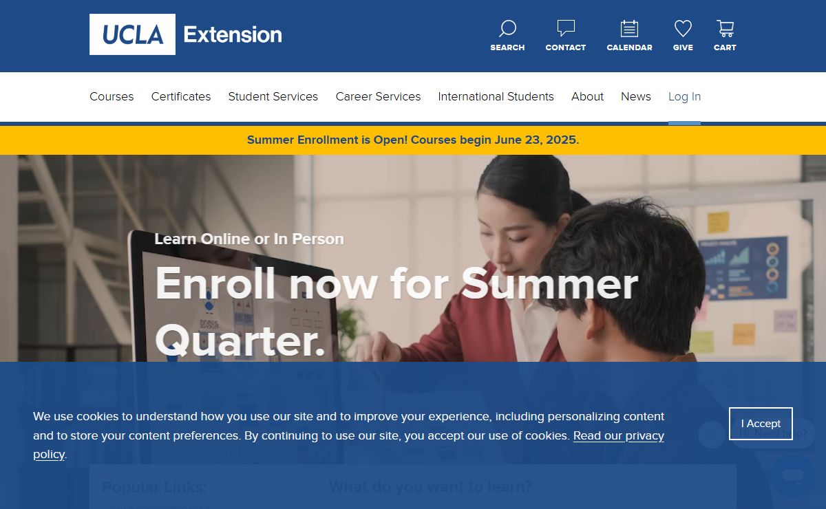 UCLA Extension - Continuing Education Courses & Certificates
