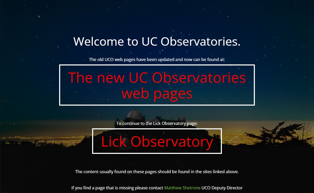 UC Observatories