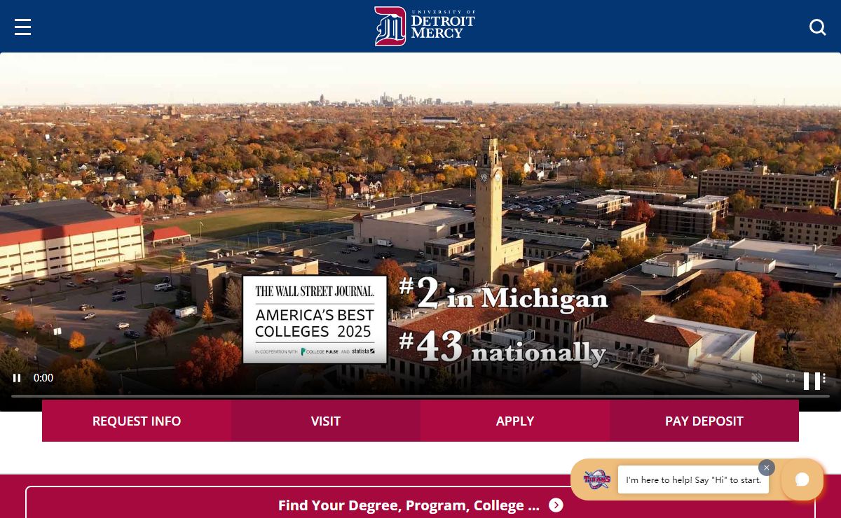 University of Detroit Mercy | Detroit, Michigan | University of Detroit Mercy