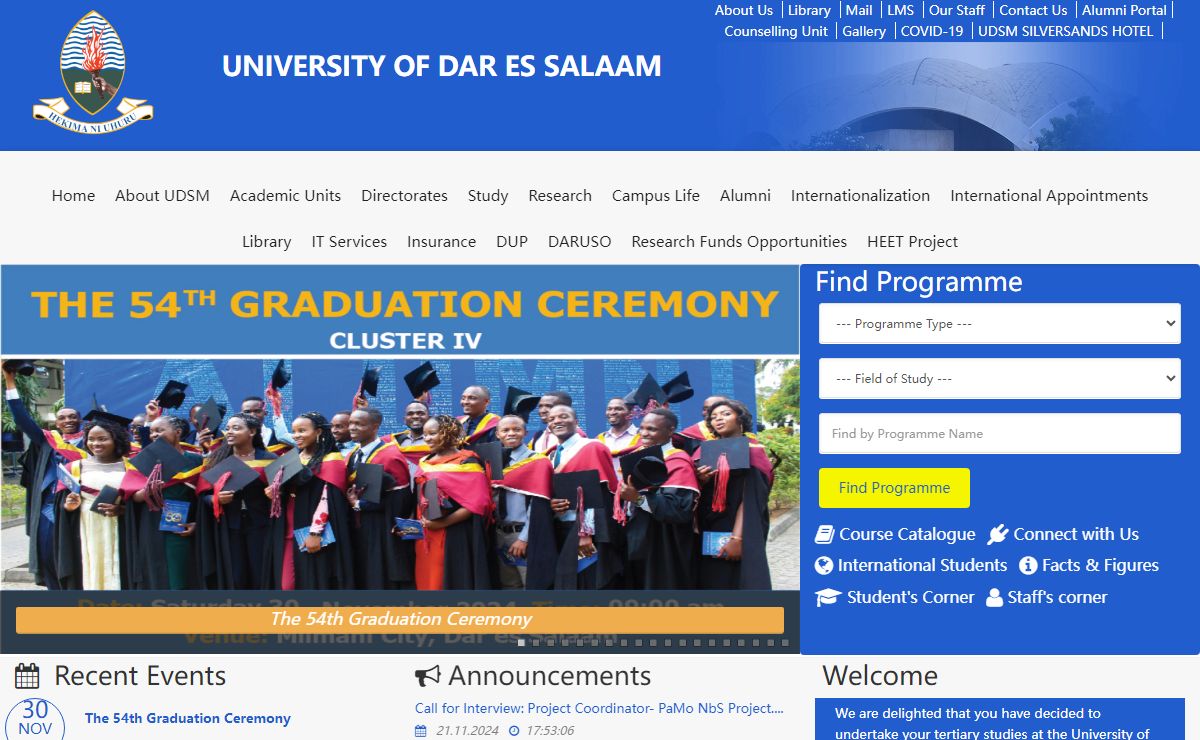 University of Dar es Salaam-