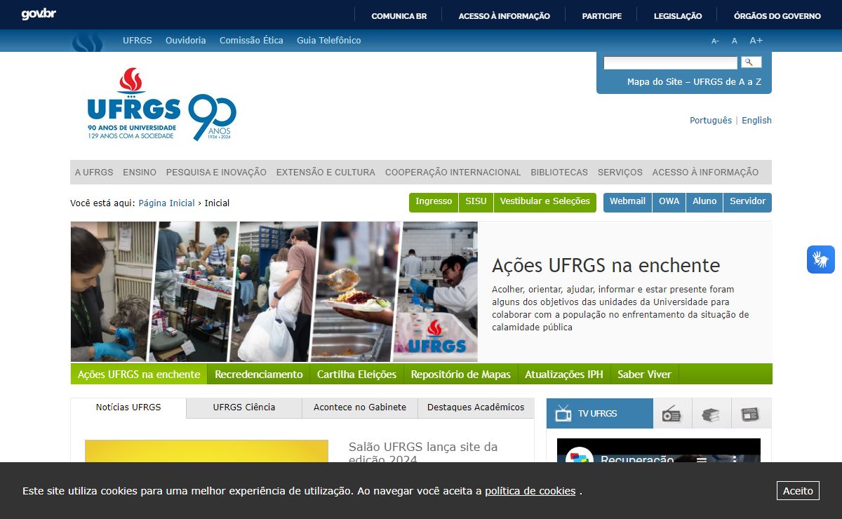 Inicial — UFRGS | Universidade Federal do Rio Grande do Sul
