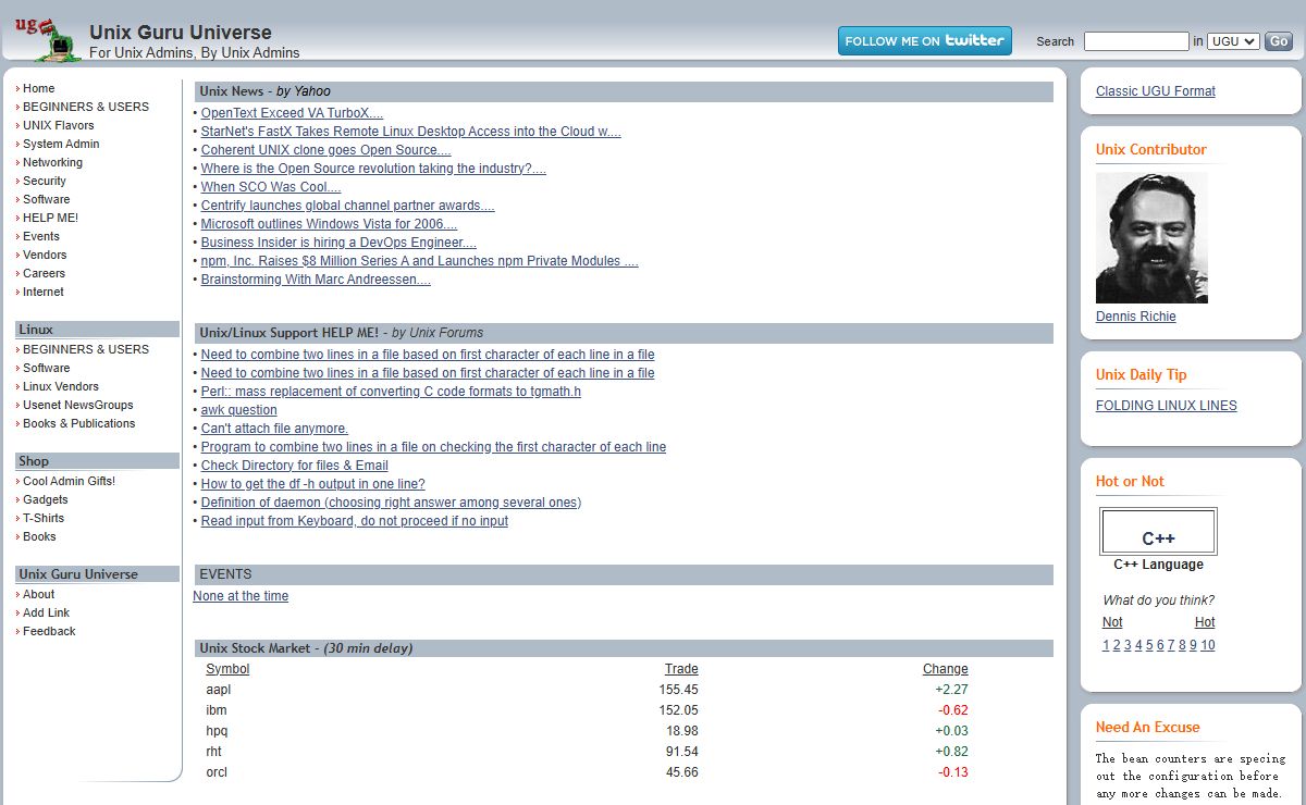 UGU: Unix Guru Universe - UGU: Unix Guru Universe - For Unix System Administrators