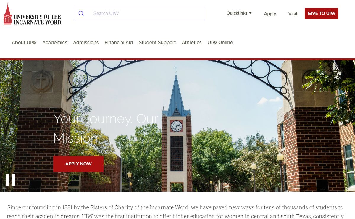 University of the Incarnate Word | UIW Home