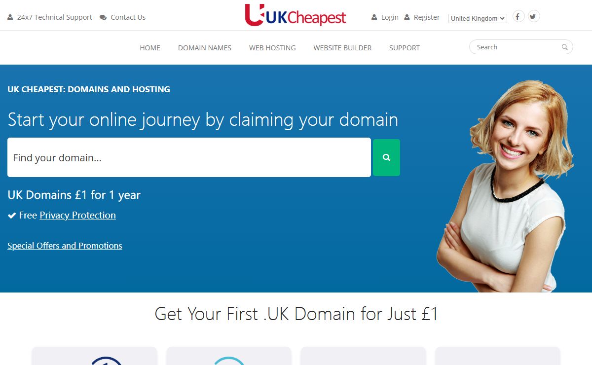 UK Cheapest | Domain Names and Web Hosting Company