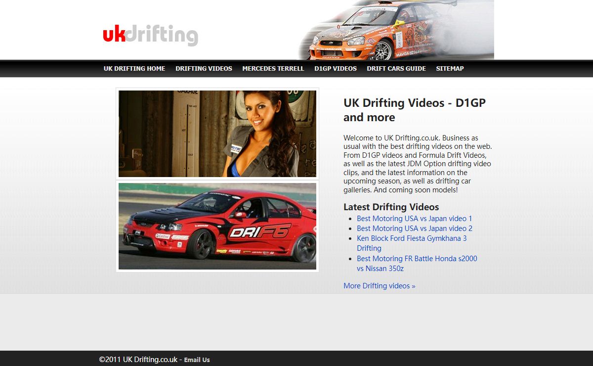 UK Drifting Videos - D1GP, Mercedes Terrell, JDM Option Videos
