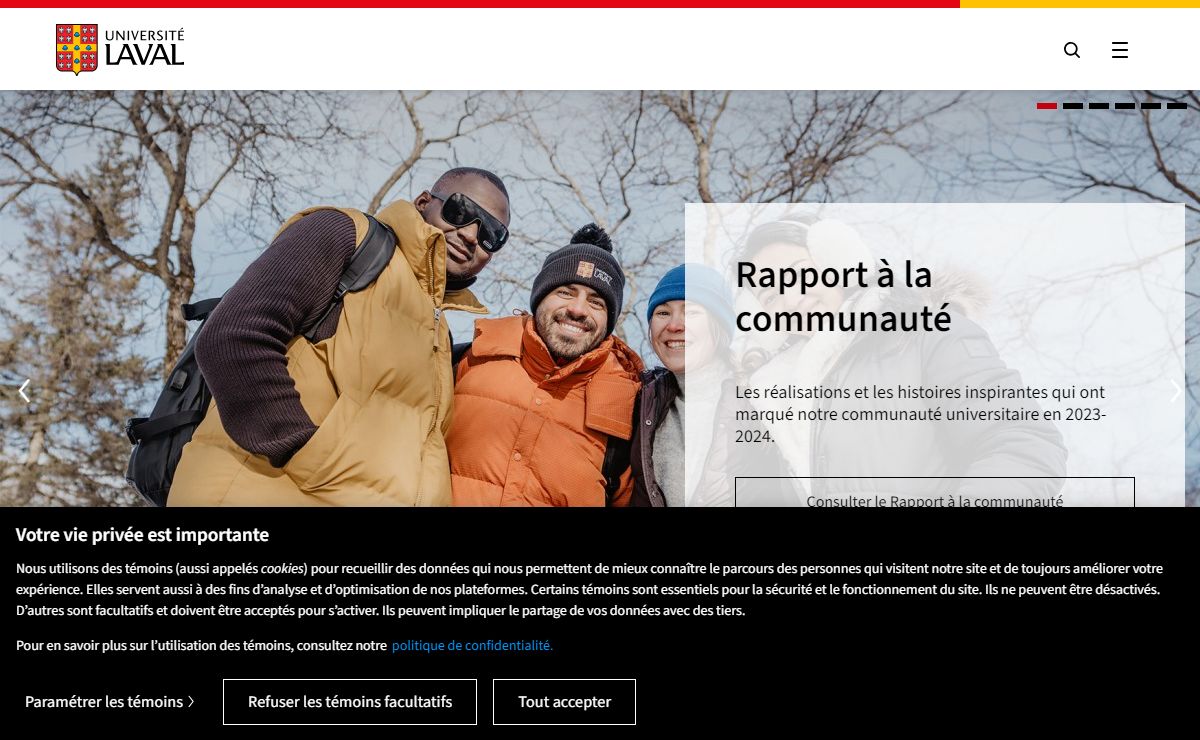 Bienvenue à l'Université Laval | ULaval | Ville de Québec, Canada