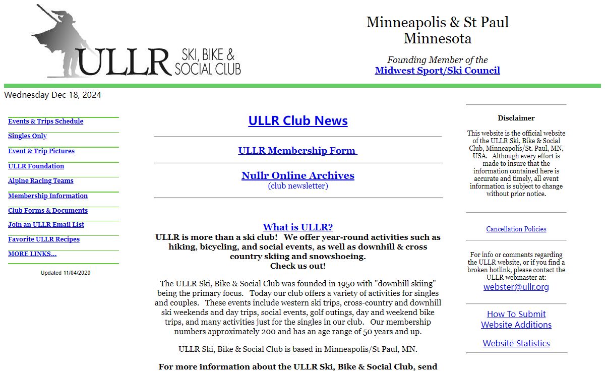 ULLR Homepage