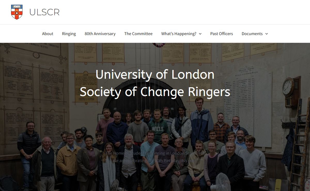 ULSCR – The home of London student bell ringing since 1945