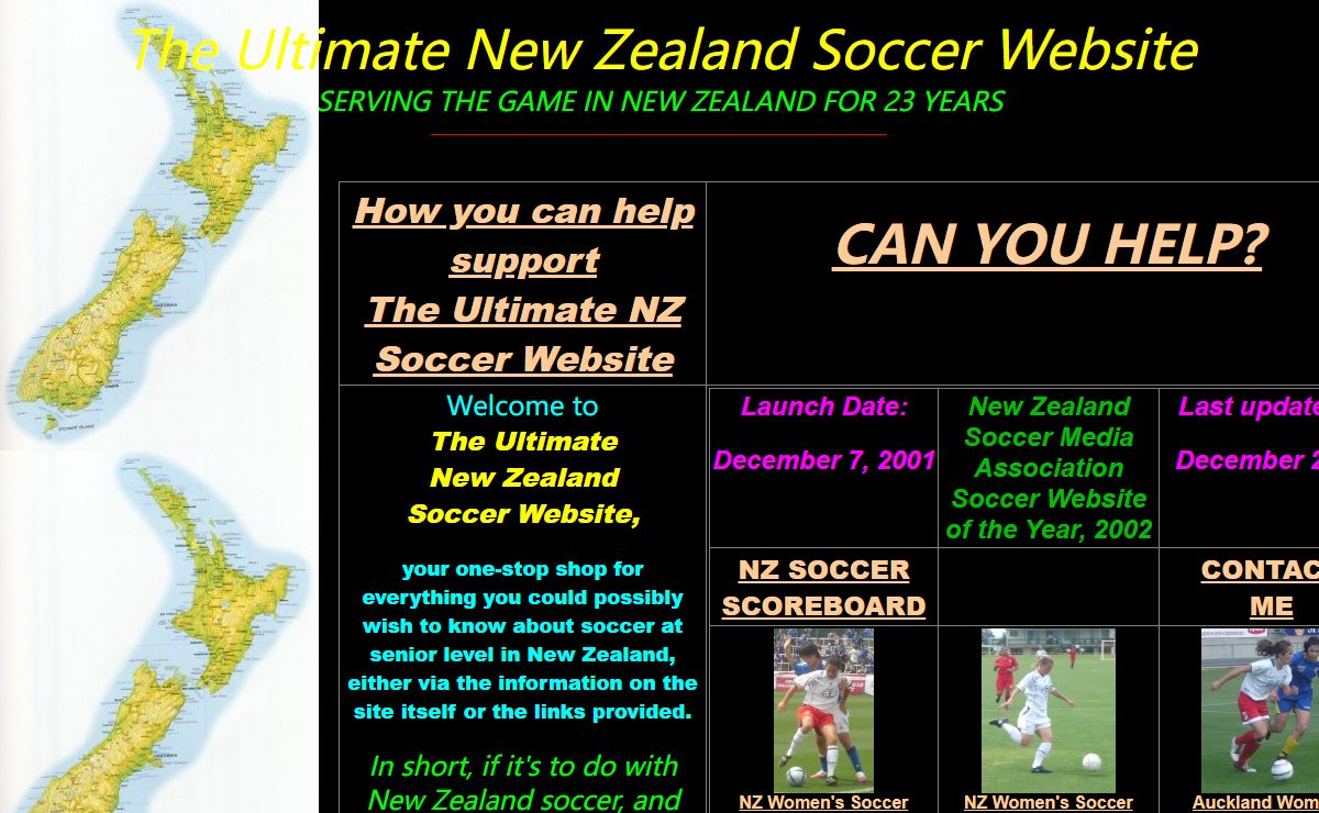The Ultimate New Zealand Soccer Website