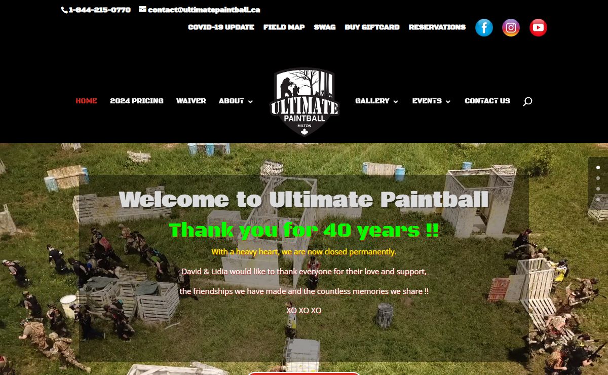 Ultimate Paintball in Milton | Ontario's Oldest Outdoor Paintball Field
