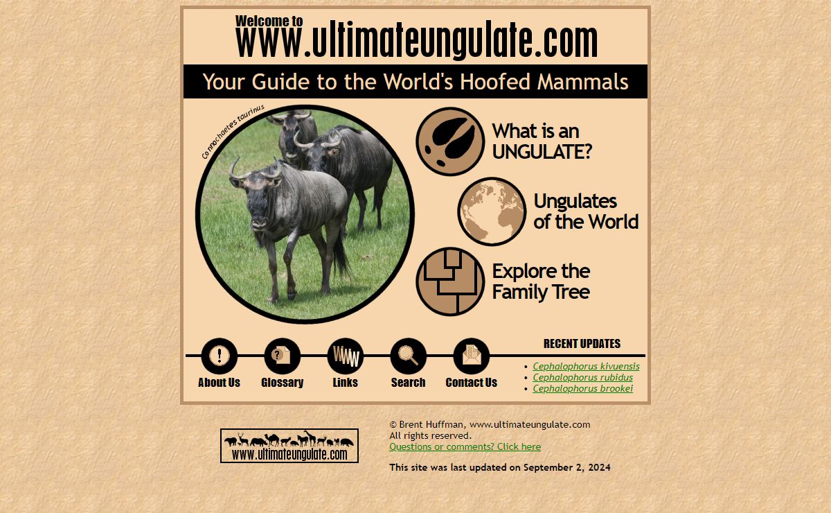 Welcome to www.ultimateungulate.com
