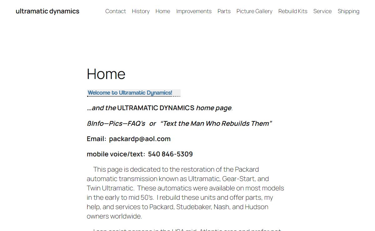 ultramatic dynamics – and the ULTRAMATIC DYNAMICS home page