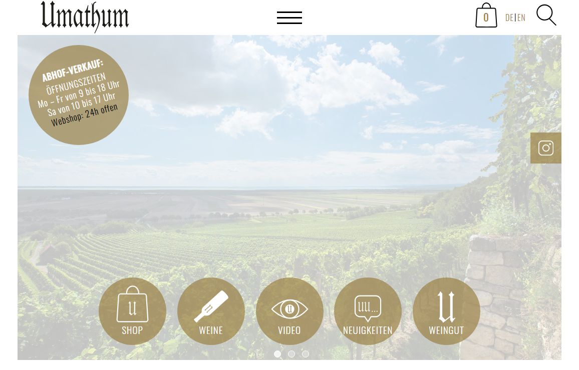 Umathum Startseite | umathum.at