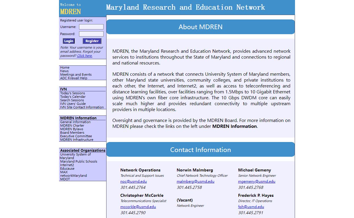 Maryland Research and Education Network