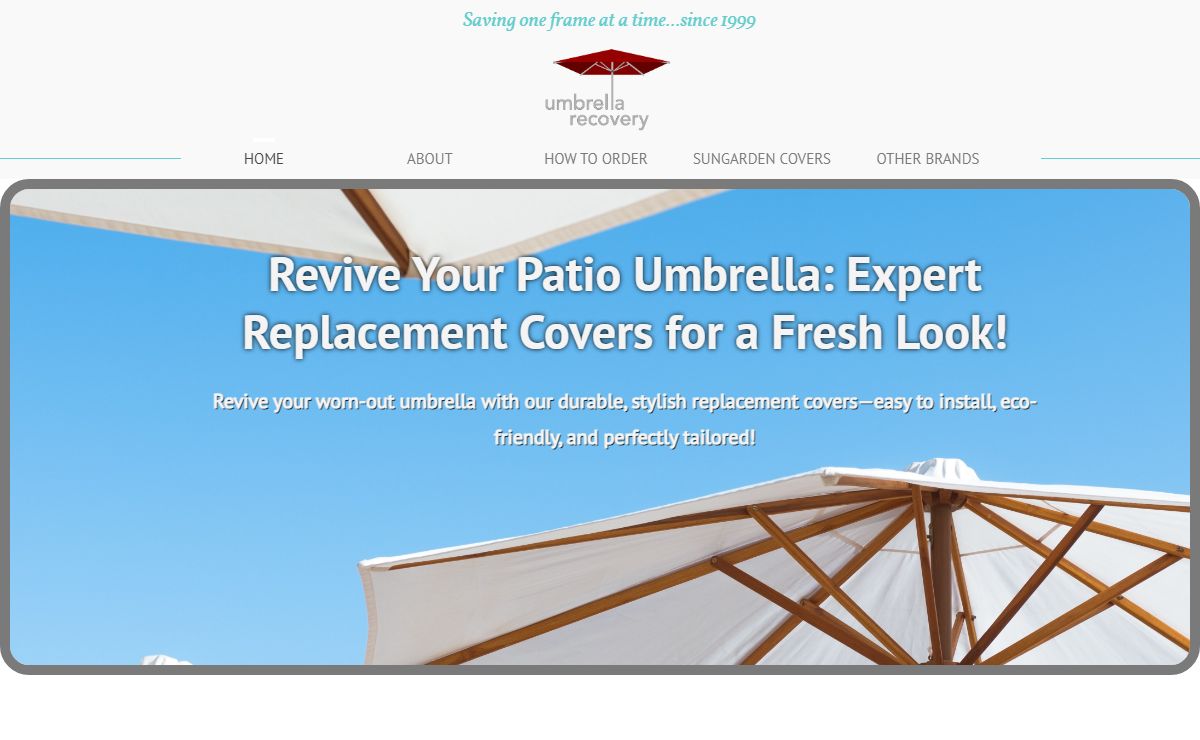 Umbrella Recovery | Replacement Patio Umbrella Covers