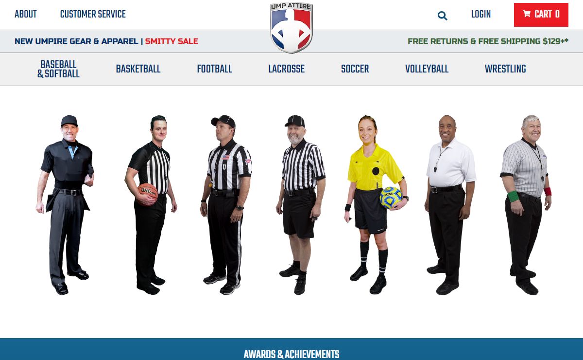 Umpire Equipment and Clothing | Referee Gear and Uniforms - Ump-Attire.com