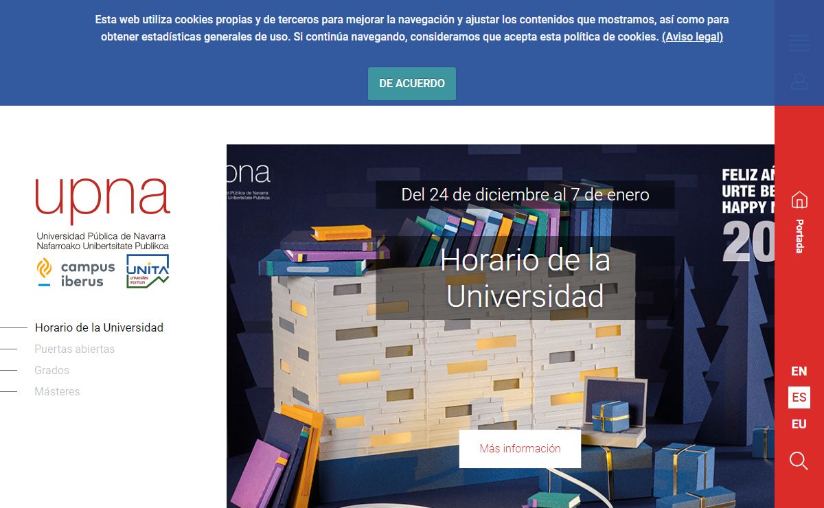 Portada - home - UPNA