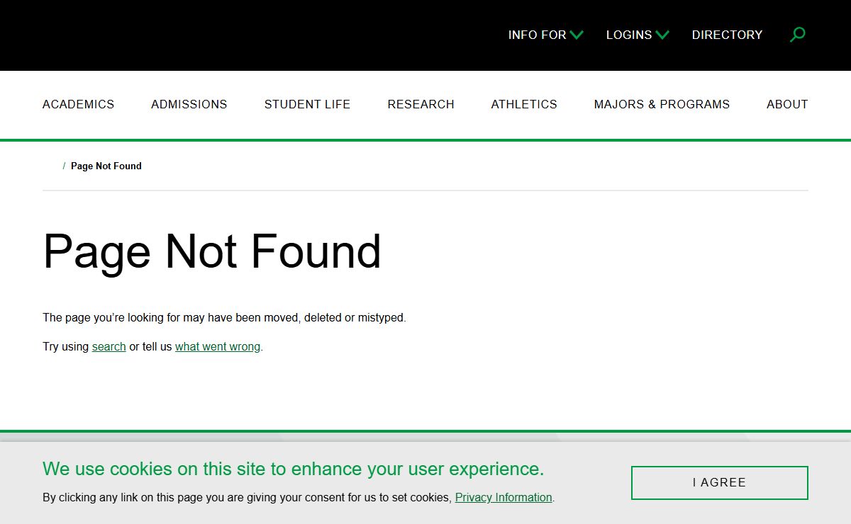 Page Not Found | University of North Dakota
