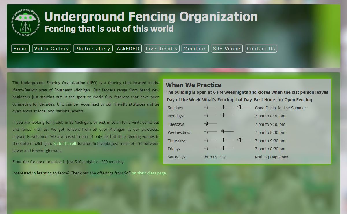 Underground Fencing Organization - Fencing that is out of this world!!