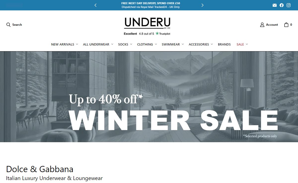 UNDERU: Men's Designer Underwear & Swimwear
