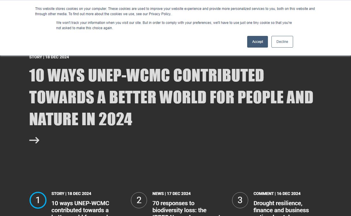 Home - UNEP-WCMC