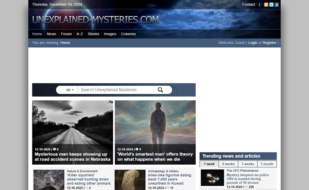 Unexplained Mysteries - Paranormal News and Discussion