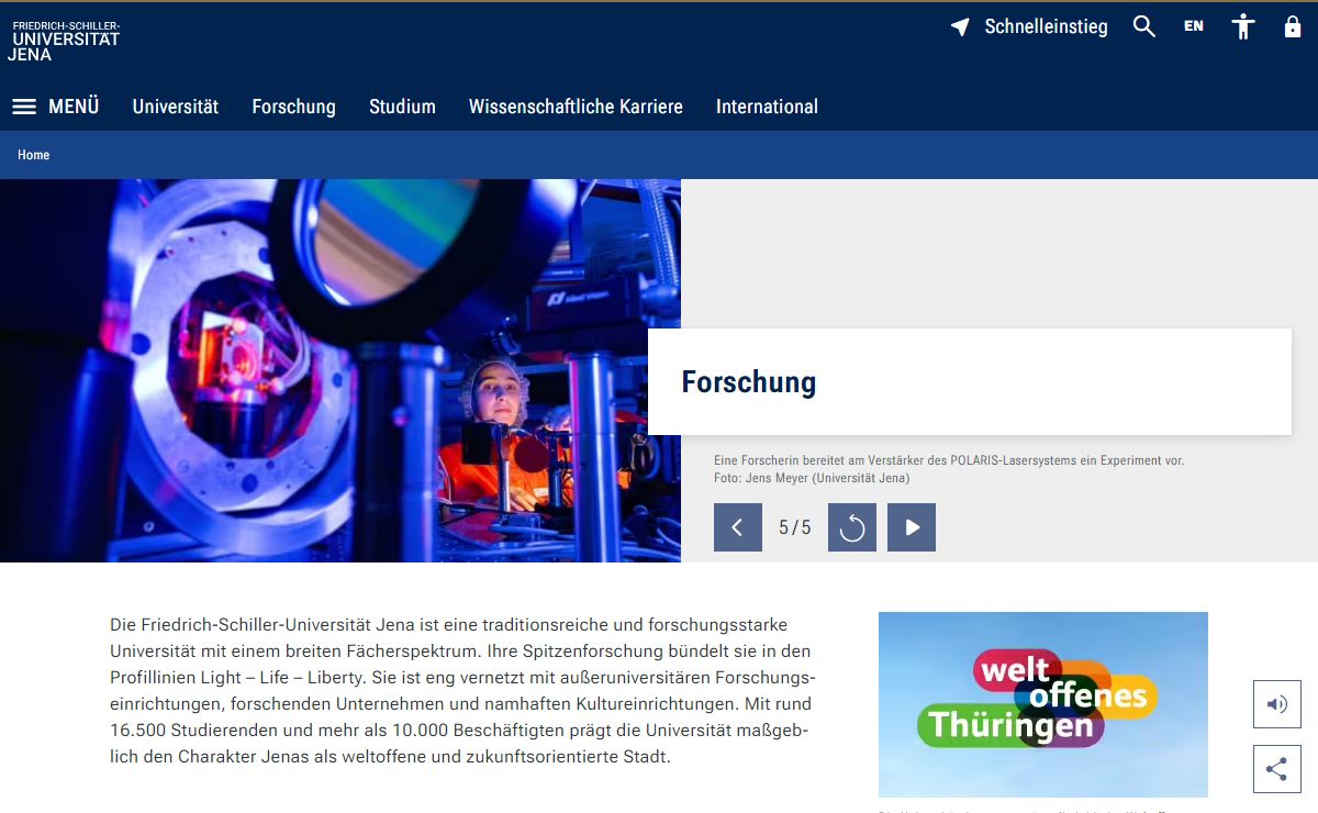 Friedrich-Schiller-Universität Jena