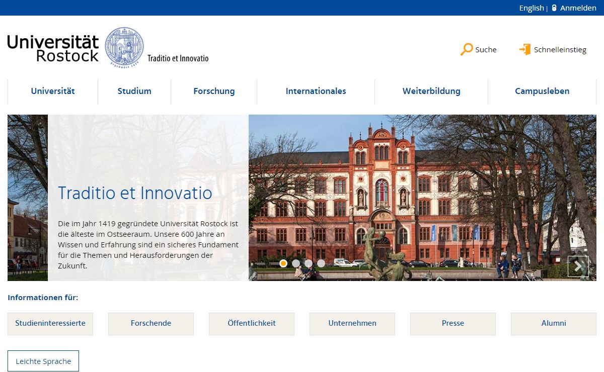 Startseite - Universität Rostock