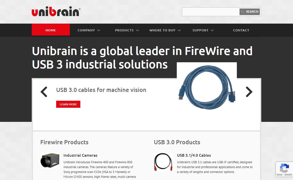 UniBrain | Unibrain is a global leader in FireWire development.