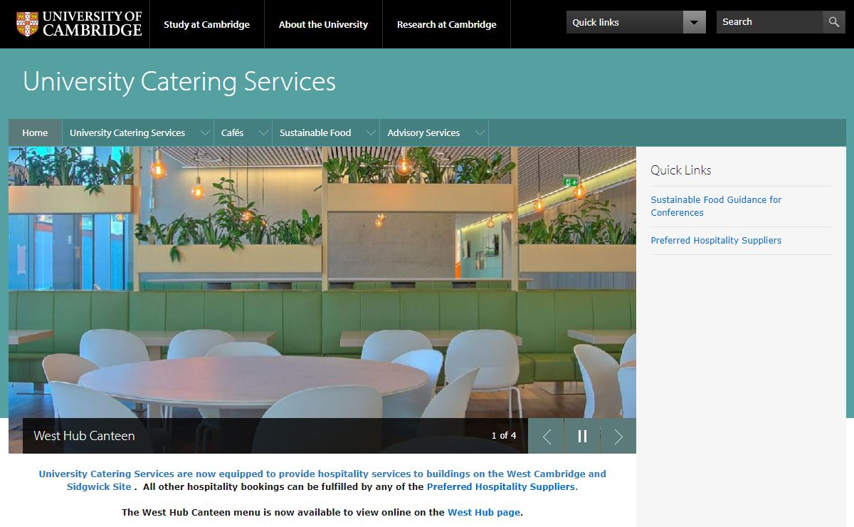 University Catering Services |